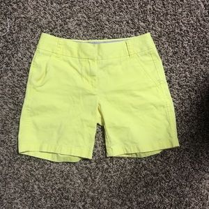 Yellow shorts